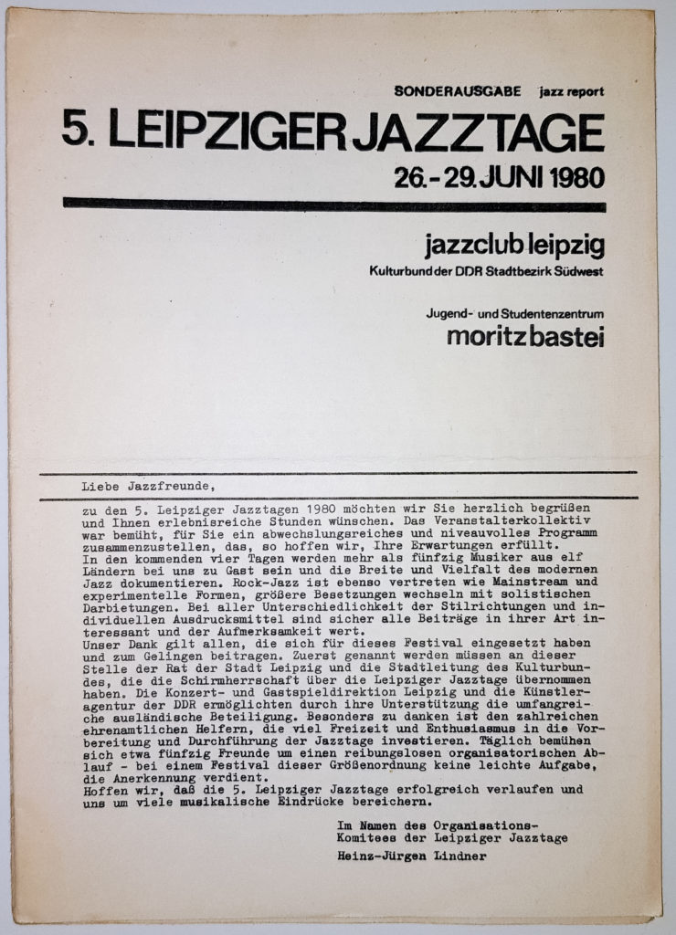 5. Leipziger Jazztage